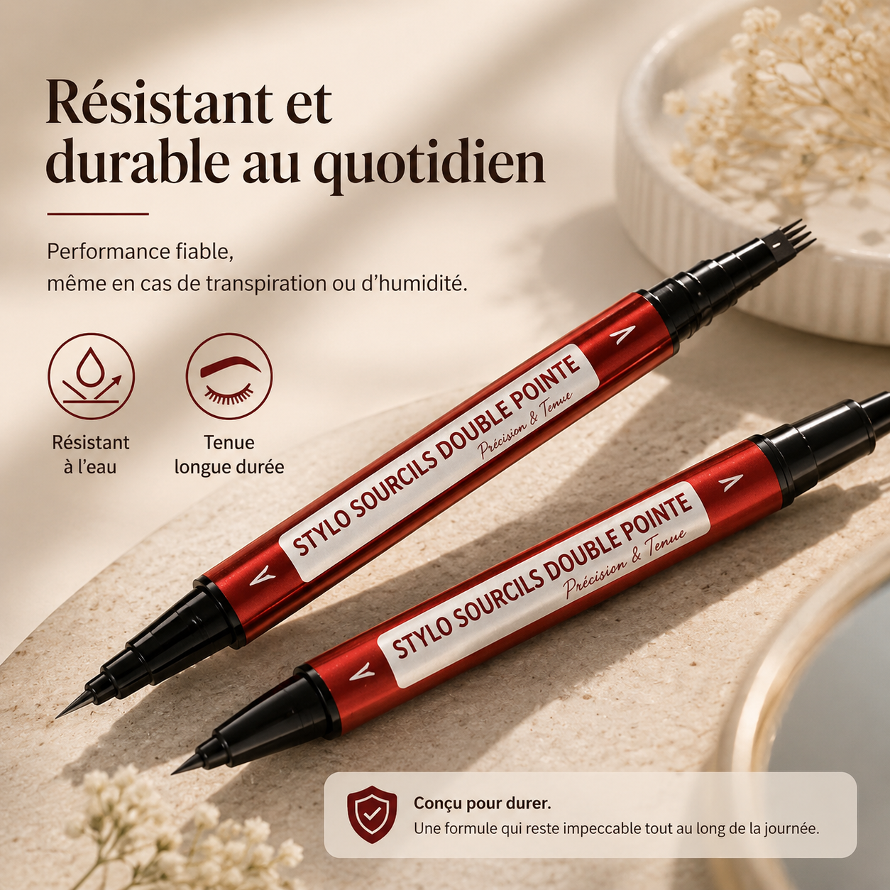 Eyeliner Liquide Waterproof à Pointe Ultra-Fine