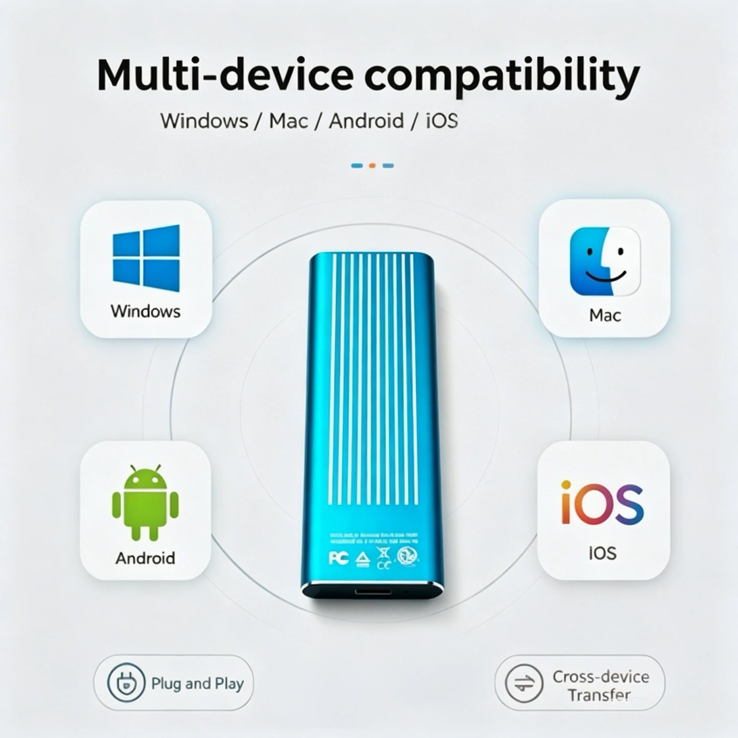 Disque SSD externe portable USB 3.1 et Type-C – photo 4