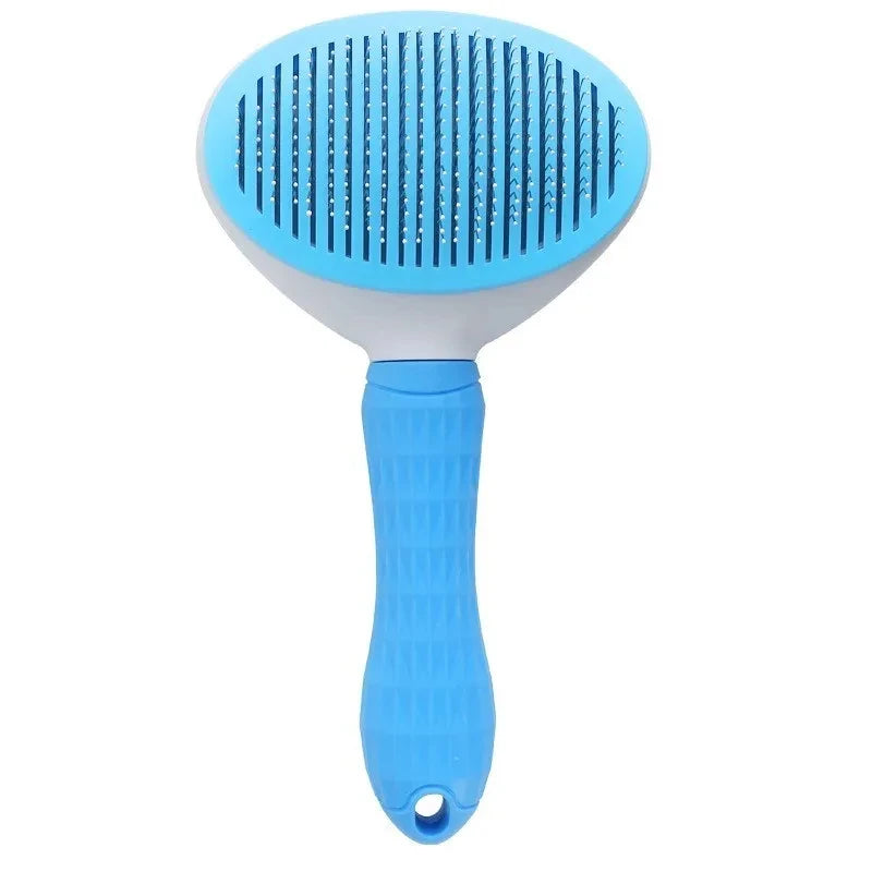 Poignée ergonomique de la brosse démêlante pour chien