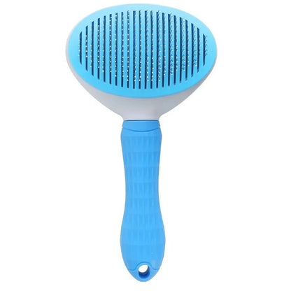 Poignée ergonomique de la brosse démêlante pour chien