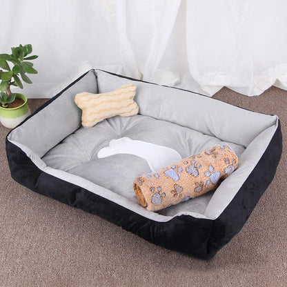 Panier pour chien lavable coloris noir