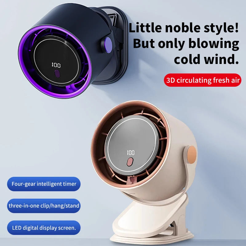 Mini ventilateur de bureau USB orientable