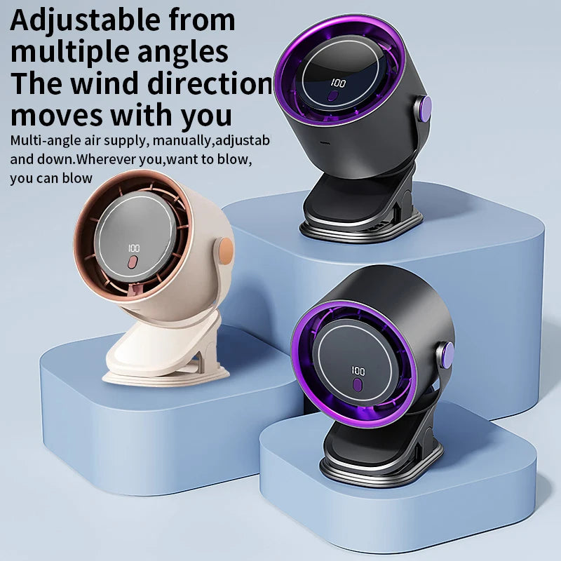 Mini ventilateur de bureau USB orientable – photo 4