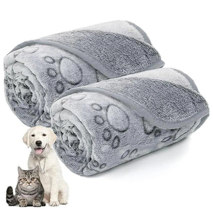 Couverture d'hiver grise pour chien Revixay, lavable en machine