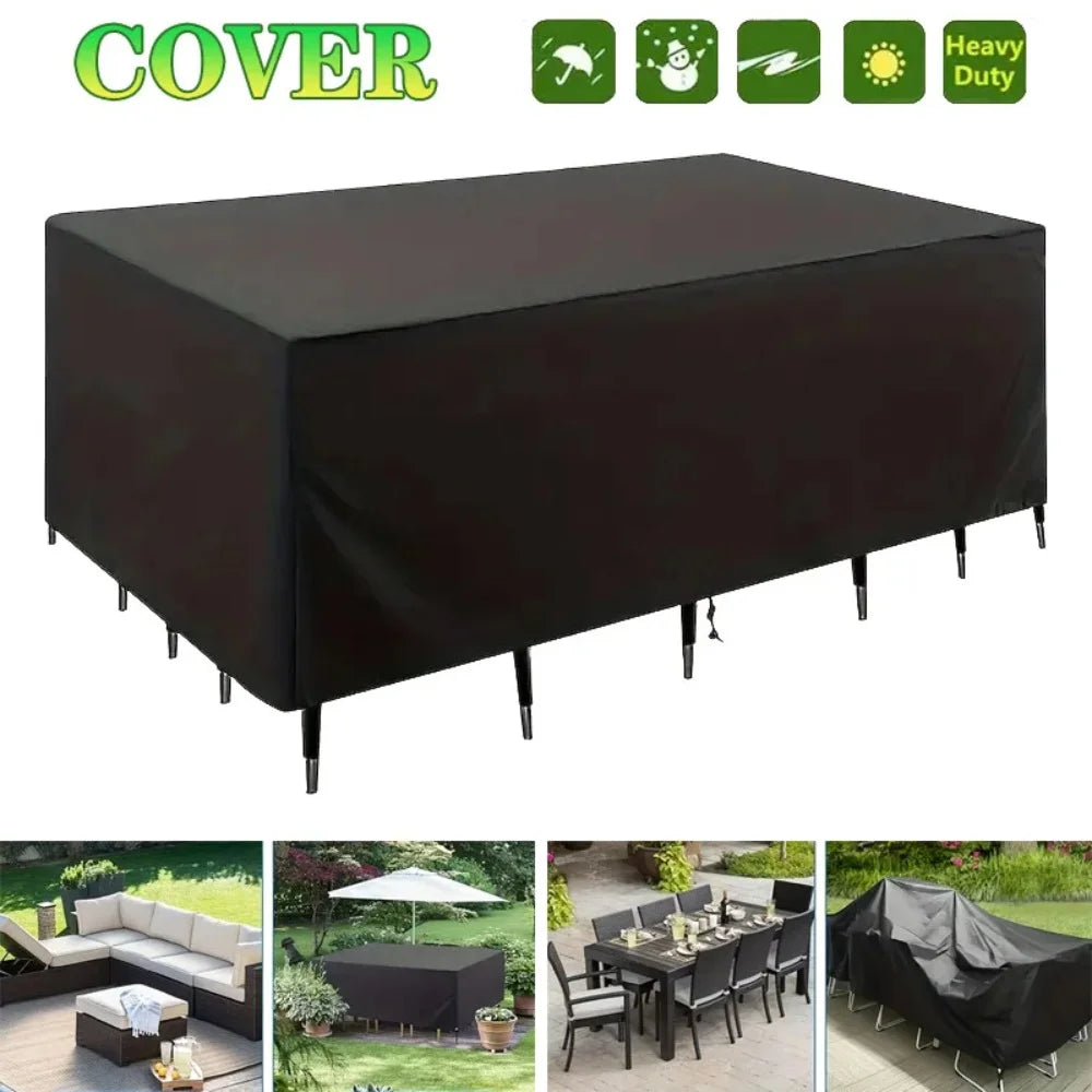 Housse de protection imperméable pour mobilier de jardin