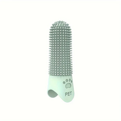 Nettoyage de la brosse à dents à doigt pour chien