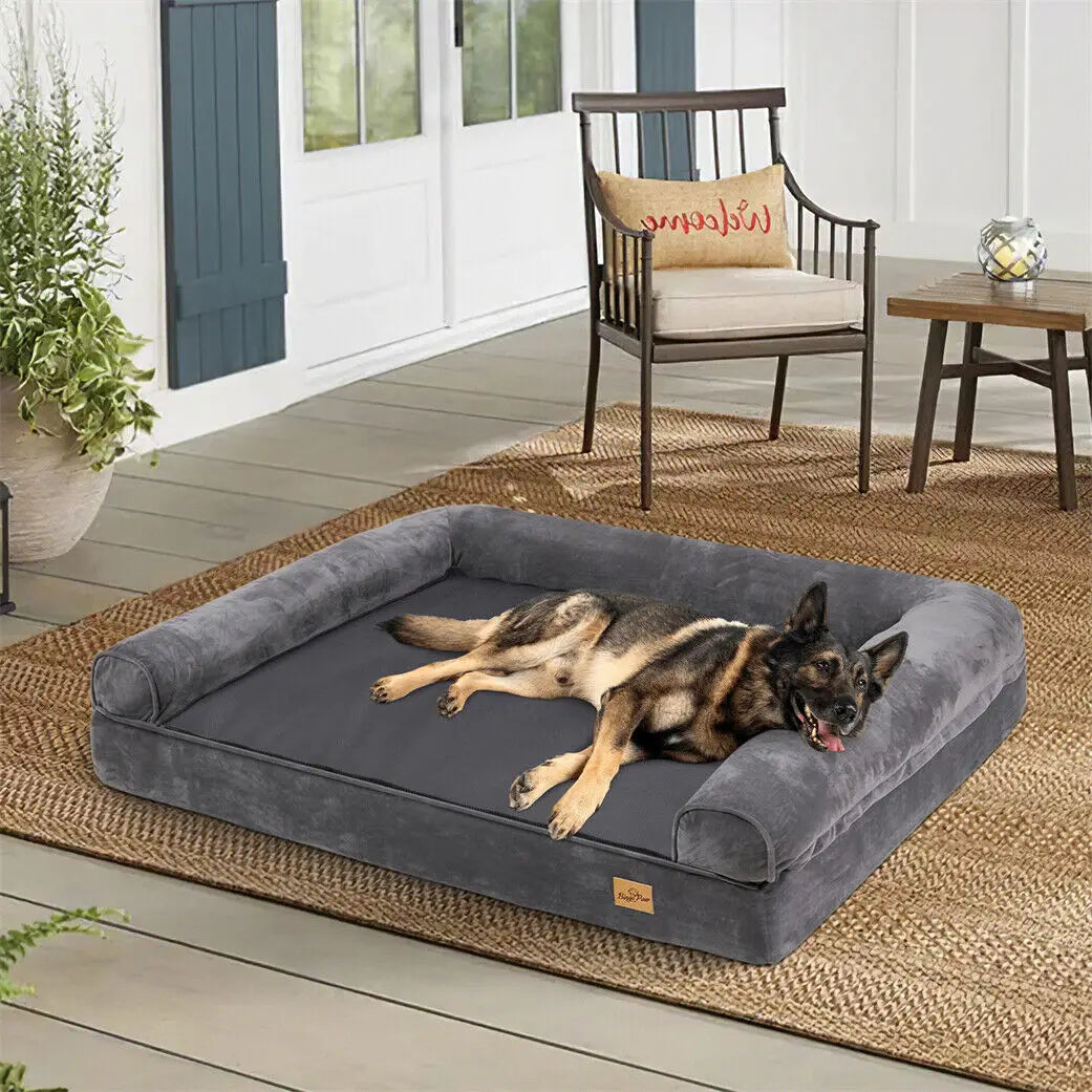 Housse déhoussable à fermeture éclair du lit orthopédique pour chien
