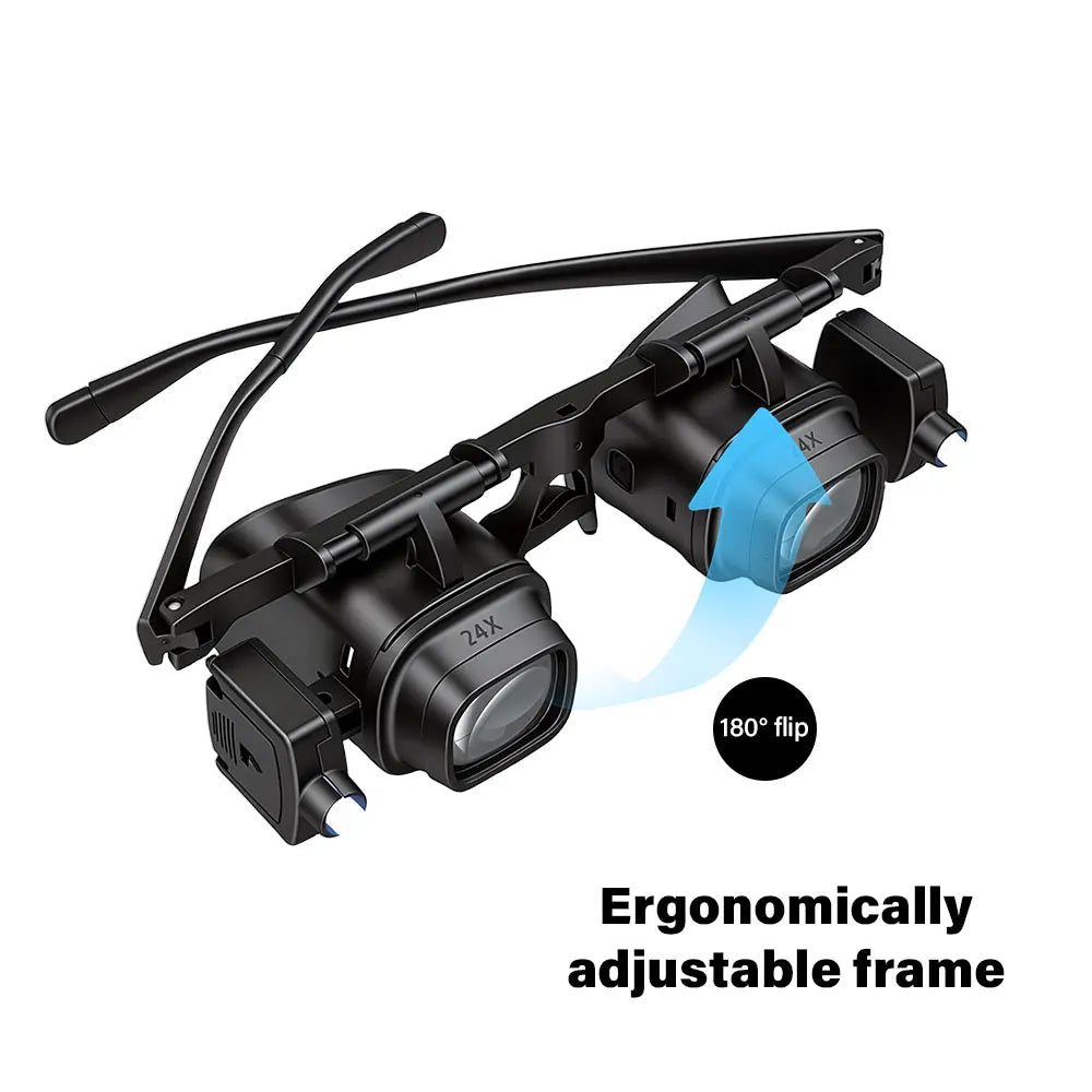 Loupe frontale à LED avec lentilles interchangeables – photo 2