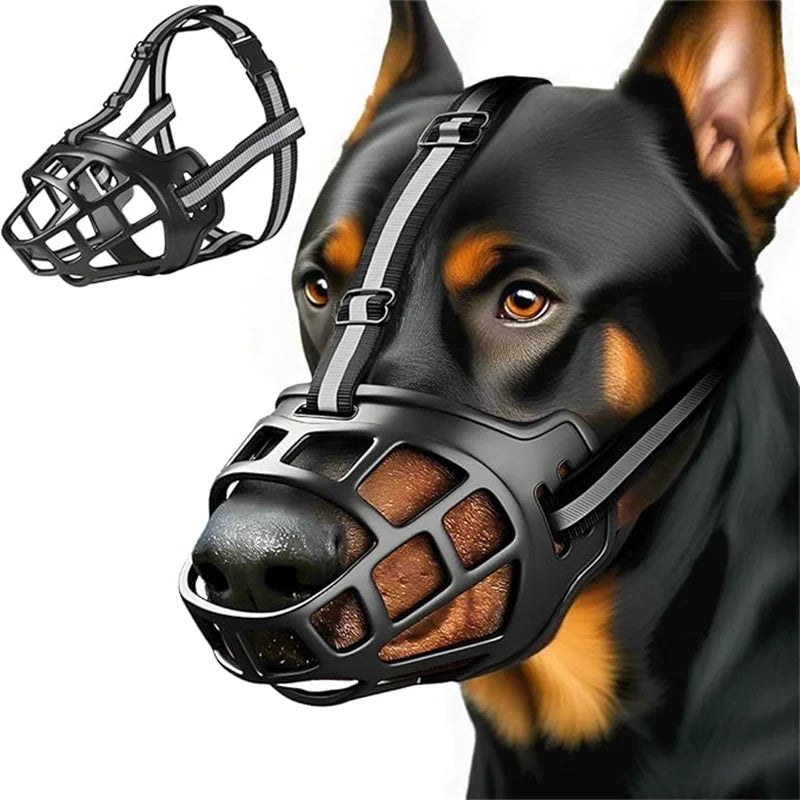 Muselière panier réfléchissante pour chien Revixay