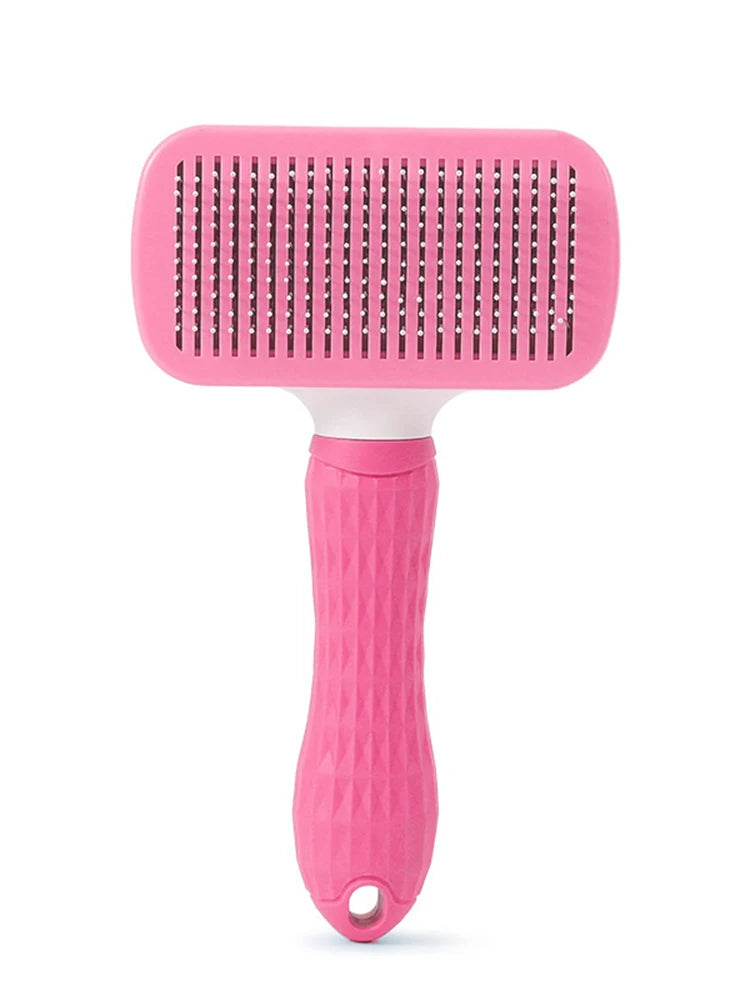 Brosse de massage pour chien vue de dos