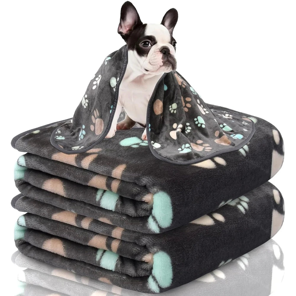 Couverture épaisse double face pour chien Revixay, coloris noir