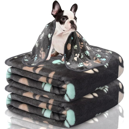 Couverture épaisse double face pour chien Revixay, coloris noir
