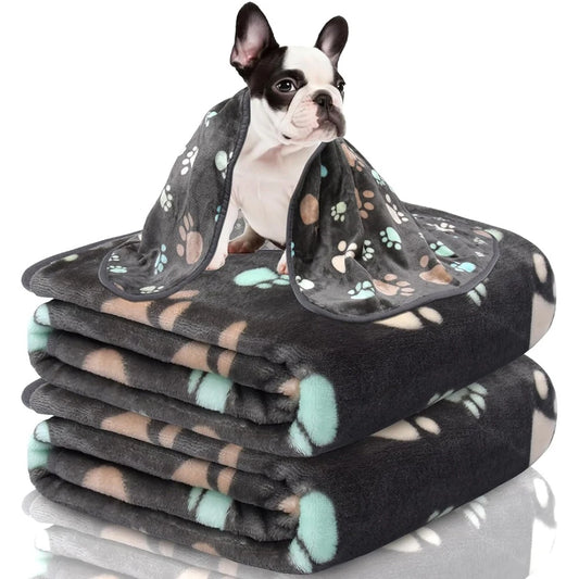 Couverture épaisse double face pour chien Revixay, coloris noir