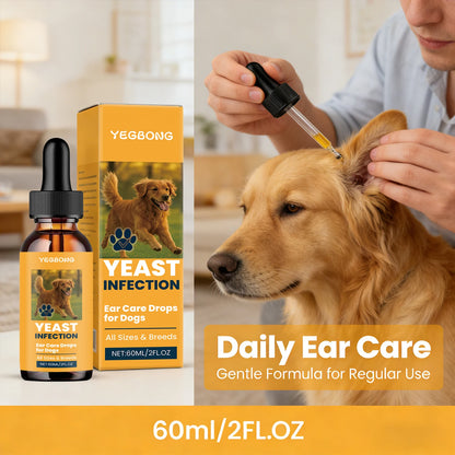 Nettoyant auriculaire pour chien Revixay, flacon compte-gouttes
