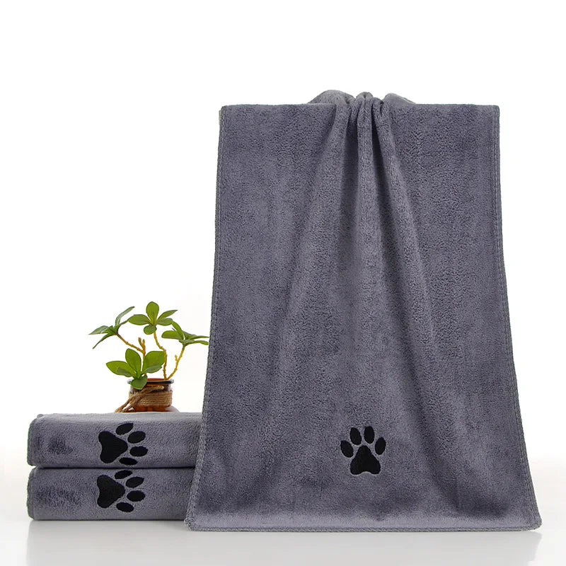 Serviette microfibre pour chien après une baignade