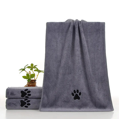 Serviette microfibre pour chien après une baignade
