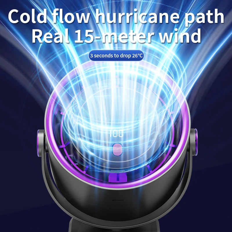 Mini ventilateur de bureau USB orientable – photo 2