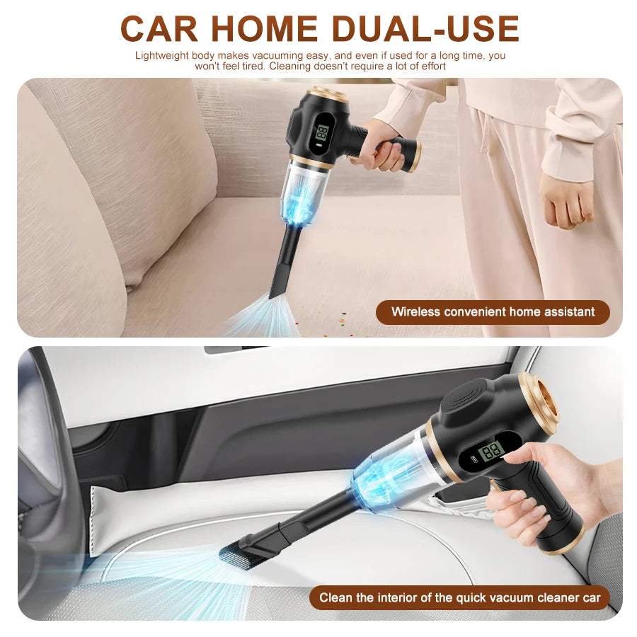 Aspirateur à main sans fil pour voiture et maison – photo 4