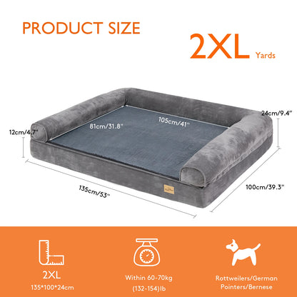 Coloris disponibles du lit orthopédique pour chien XXL