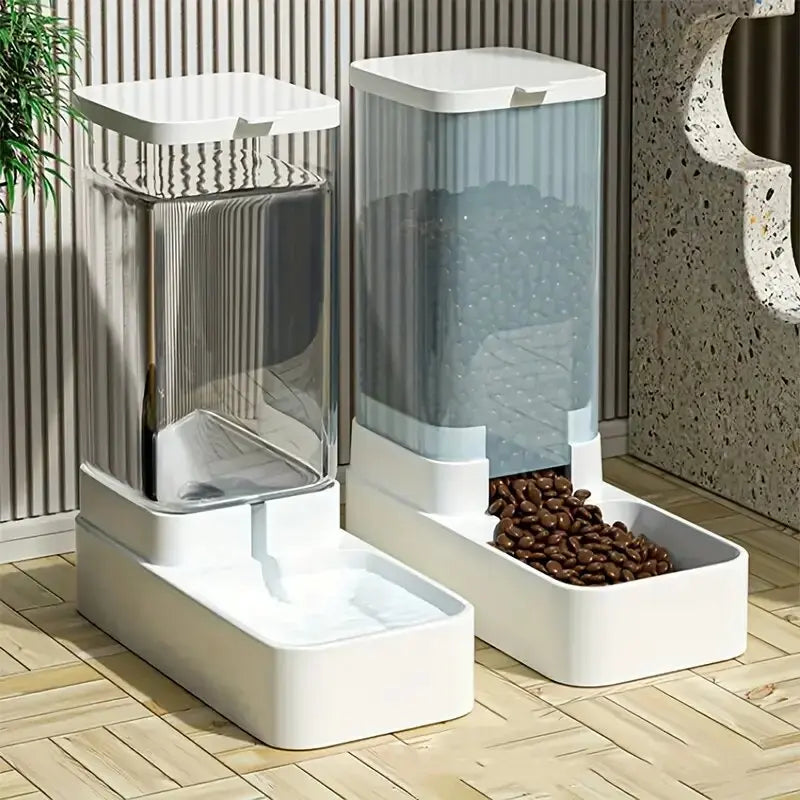 Distributeur d'eau et de croquettes par gravité pour chien Revixay