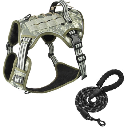 Coloris disponibles du harnais tactique pour chien
