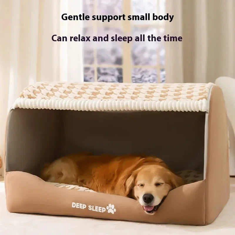 Coussin amovible de la niche d'intérieur pour chien
