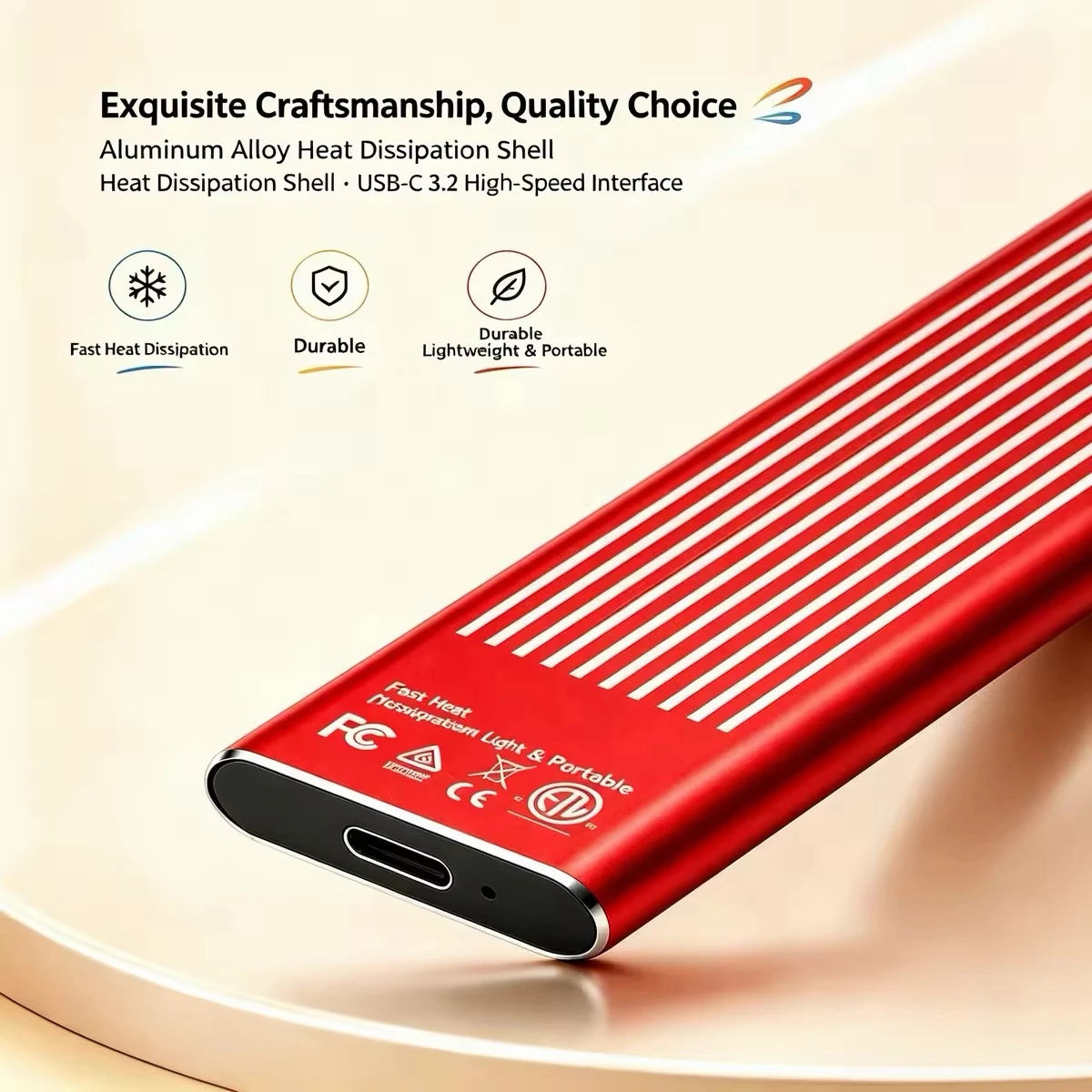Disque SSD externe portable USB 3.1 et Type-C – photo 6