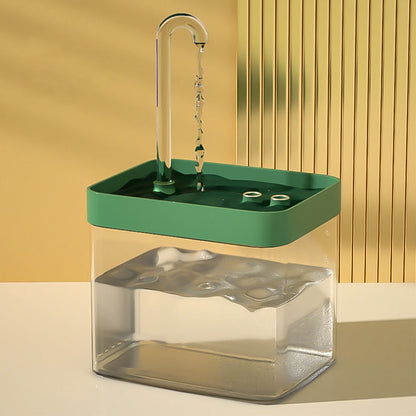 Réservoir transparent 1,5 L de la fontaine à eau pour chien