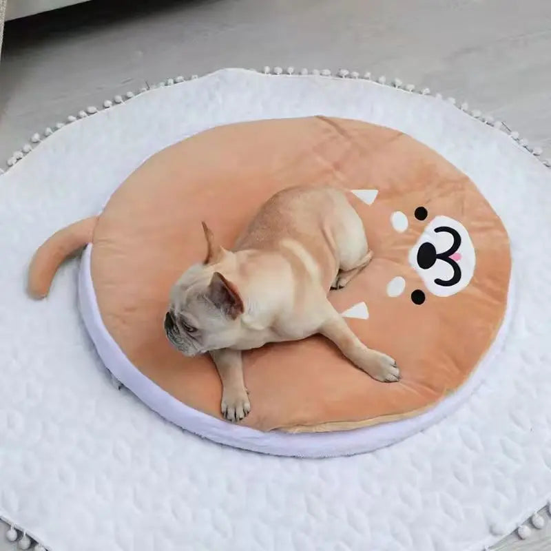 Panier canapé pour chien vu de dessus