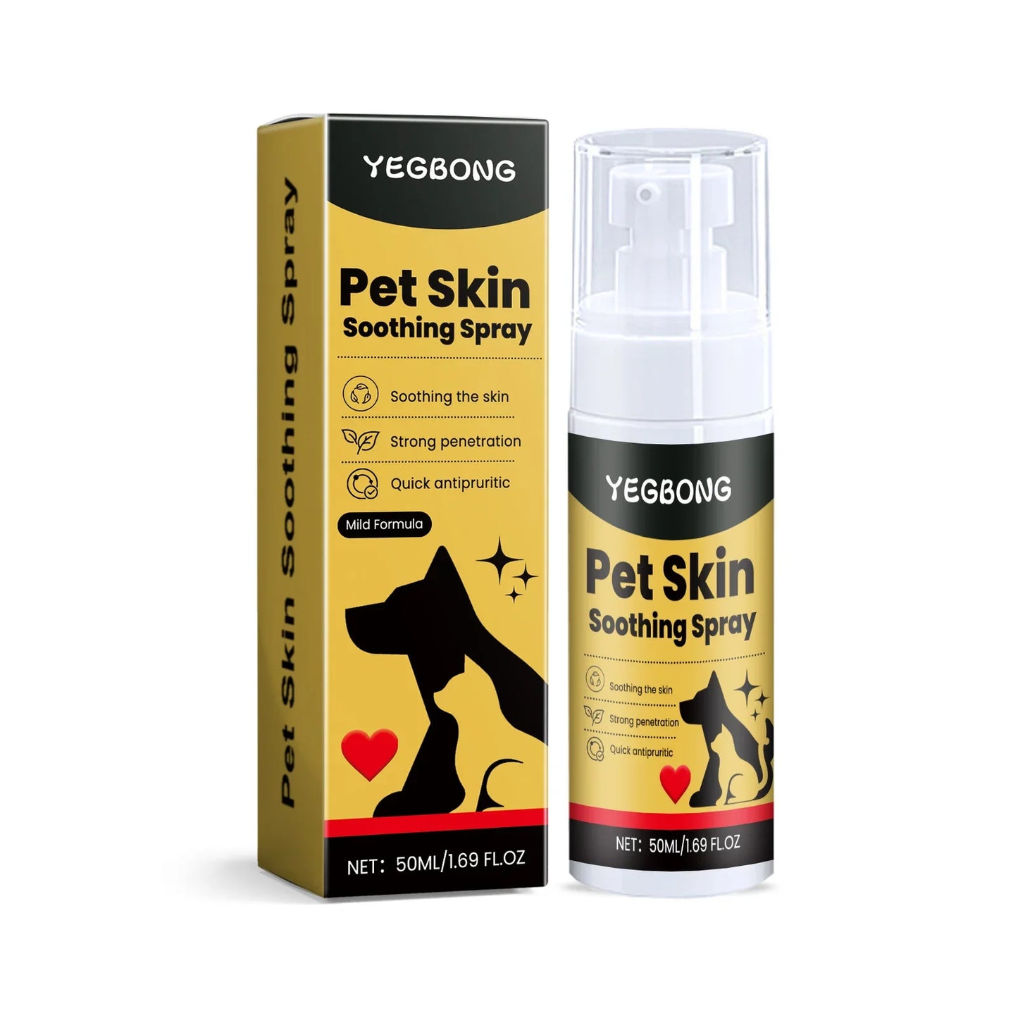Mode d'emploi du spray apaisant peau pour chien Revixay