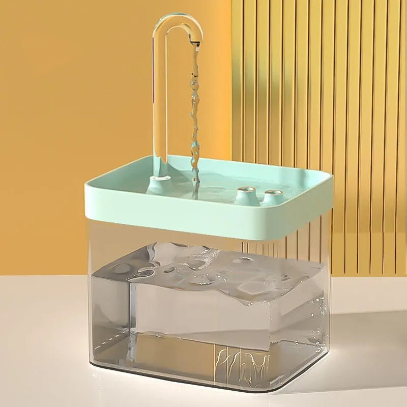 Fontaine à eau pour chien coloris transparent
