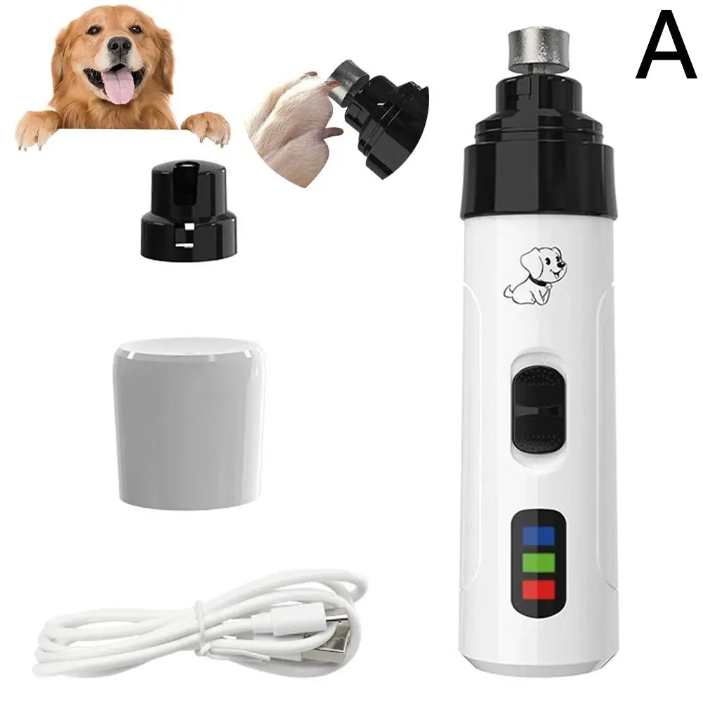 Lime électrique à griffes pour chien en cours d'utilisation
