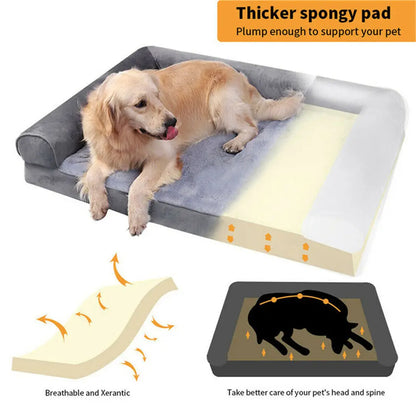 Épaisseur de la mousse haute densité du lit orthopédique pour chien