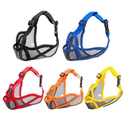 Coloris disponibles de la muselière pour chien au museau court