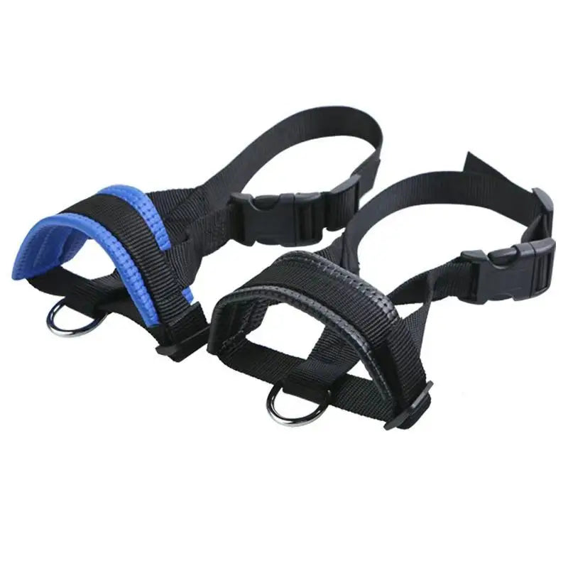 Muselière nylon vue de face, ouverture pour respirer